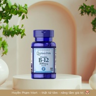 Vitamin B12 500mcg Puritan's Pride 100 tablets – Vitamin B12 supplement pills