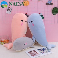 NAESV Whale Plush Toy Cartoon Funny Sleeping Pillow Kids Toys Decorate Underwater Whale Stuffed Toys