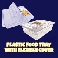 BEKAS MAKANAN PLASTIK DENGAN PENUTUP FLEKSIBEL / BEKAS MAKANAN BERTUTUP / TAKUNG MAKANAN BEKAS MAKAN