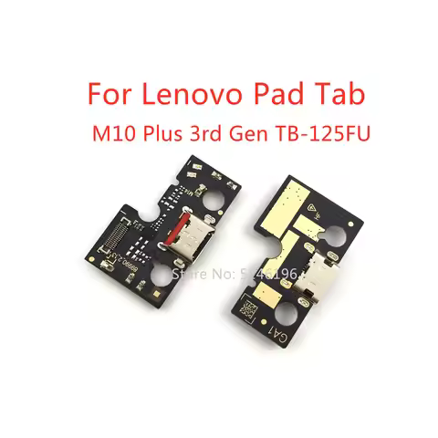 1pcs USB Charging Port Charger Base Connector For Lenovo Pad Tab M10 Plus 3rd Gen TB-125FU TB125FU T