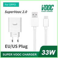 EU/Phích cắm chuẩn Mỹ 33W supervooc2.0 sạc nhanh 11V 3A Adapter loại USB C Cáp cho Oppo Find N A96 r