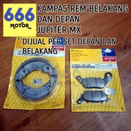 PER 1 SET OF REAR BRAKE PADS + SPRING AND FRONT (YH-F530A-JMX-1700) (YH-W0045-JMX-1300) ASPIRA JUPIT