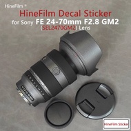 Hinefilm Lens Skin for sony 24 70 gm ii skin Lens Sticker 2470gm2 skin Protector Cover 24-70 gm ii W