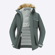 QUECHUA PARKA WARM NH900 LIGHT Goose M Green
