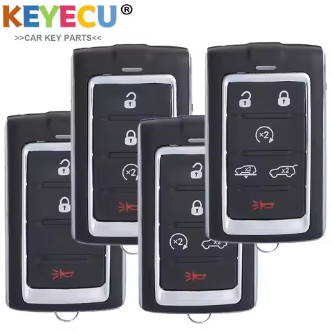 KEYECU for Jeep Wagoneer Grand Cherokee L 2021 2022 2023 Smart Remote Car Key With 3 4 5 6 Buttons 4