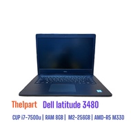 The1part โน๊ตบุ๊ค Dell Latitude 3480 |  i7 RAM 16GB | SSD256GB "REFURBISHED"