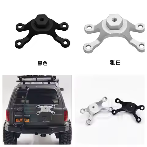 FCX18 Land Cruiser LC80/Lexus Prado spare tire rack FMS modification parts remote control climbing c