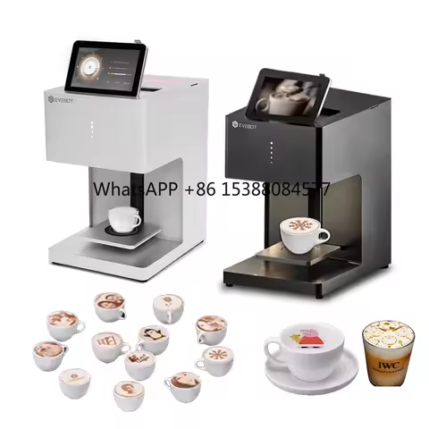 Evebot Edible Ink Food Coffee Latt Art Printing Machine Diy Edible Ink 3d Food Cake Printer Hotel Pr