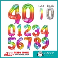 Big Jelly Number Design 40inch / Large Numbers Foil Balloon