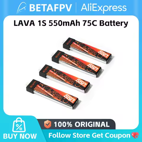 BETAFPV LAVA 1S 550mAh 75C Battery (4PCS) for Meteor75 Pro Cetus Pro Cetus X FPV