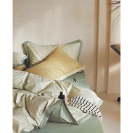 KATUN Bedcover set Satin/ Japanese cotton Dinan cream Dinan green/ Ascon/ Andorra/ Malta/ - Roemah S