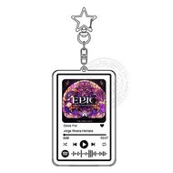 29 Songs Epic The Musical Exquisite Music Keychain Acrylic Keyring Student Bag Decorate Accessories 