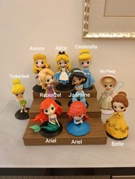 Qposket Disney Princess Rapunzel Alice Aurora Ariel Belle Jasmine Cinderella Tinkerbell Toy Story Bo