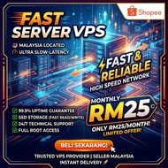 FAST SERVER VPS | HIGH SPEED & RELIABLE | MALAYSIA SELLER
