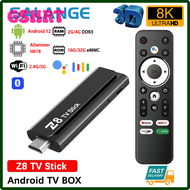 GSHRT Z8 Android Tv Stick H618 4K HDR Set Top 8K Wifi 2.4/5G Android 12 Smart Sticks Android Tv Box Stick Portable Media Player BXDNB