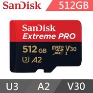 SanDisk Extreme Pro microSD 170MB/s 記憶卡 新規A2 512GB 1TB