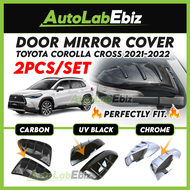 Toyota COROLLA CROSS 2021-2022 Door Mirror Cover Side Door Rearview Cover Cap Trim Car Accessories