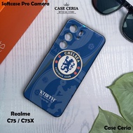 HP Case For Realme C75 / C75X – Casing Chel Ball Motifhp – Realme C75 Pro Camera Softcase / C75X