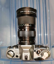 Canon AE-1, 配原廠35-105鏡。