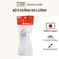 Set of 5 measuring spoons, convenient measuring - Hachi Hachi Japanese Household Appliances