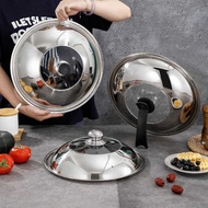 Stainless Steel Pot Lid Household Wok Visual Pot Lid 28-42cm Wok Combination Lid