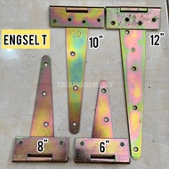 ENGSEL PINTU GUDANG T8" / 8 INCH LIPAT TENGAH - 20CM T PAGAR GERBANG