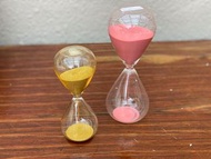 Glass Sand Timer - 沙漏計時器 （2 pcs)