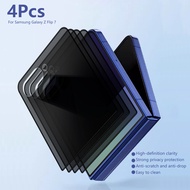 ​4Pieces For Samsung Galaxy Z Flip7 Black Edge Screen Protector Film Samsun ZFlip7 Z Flip 7 Privacy 