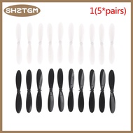 SHZTGM 4หรือ20ชิ้นใบพัดยาว55มม. สำหรับฮับ X4 H107 H107C H107D คอปเตอร์สี่ใบพัด (2/10คู่)