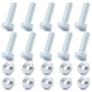 19H1914 Bolt Ricih dan Pengganti Nat M40333 untuk Peralatan dan Alat Rumput John Deere yang Dipasang