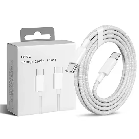 10Pcs 1M 3FT AAAA 60W Fast Quick Charging Fabric USB C to Type C PD Cable for iPhone 15 16 Samsung S