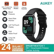 Aukey SW-1 Smartwatch Fitness Tracker Waterproof Heart Rate Sensor