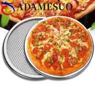 ADAMESUO Pizza Tools Aluminium Mesh 6-12 in Bakeware 1 pcs Flat Pizza Screen