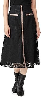 121-3220804 Women's Skirt, Bi-Color Lace Skirt,