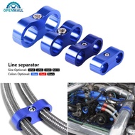 OPENMALL Universal Auto Part AN4 AN6 AN8 AN10 Billet Oil Fuel Water Hose Tube Seprator Divider Clamp