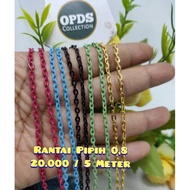 Flat Color Chain Flat Chain 0.8 Dove Color Chain