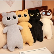 Cat Pillow Children Comforting Doll Bed Sleeping Long Pillow Plush Toy