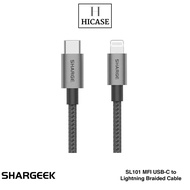 Shargeek SL101 MFI USB-C to Lightning Braided Cable
