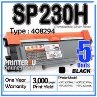 5x Compatible Ricoh Type 408294 TYPE SP230H SP230 DNw SP230 Sfnw SP 230dnw SP 230sfnw SP230 SP230dnw