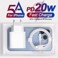 PD 20W USB C Fast Charging For Apple iPhone 15 14 13 12 11 Pro Max XR X XS 7 8 Plus Charger Quick Charge Phone Cable Accessories