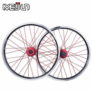 MEIJUN small wheel folding bicycle wheels 20-inch aluminum alloy quick release 406 V brake disc wheel hub