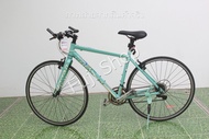 จักรยานไฮบริดญี่ปุ่น - ล้อ 700c - มีเกียร์ - อลูมิเนียม - Bianchi Roma II - สีเขียว [จักรยานมือสอง]