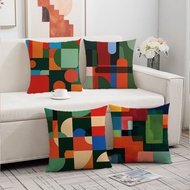 Nordic Colorful Geometric Pillow Case 45x45cm 1pc/4pcs - Abstract Art Cushion Cover Sofa Decor
