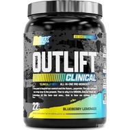 Nutrex Research Outlift Clinical Clinically Dosed Pre Workout Powder with Creatine, Citrulline, EAA 