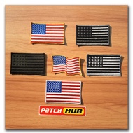AMERICAN FLAG PATCH EMBROIDERED FLAG US