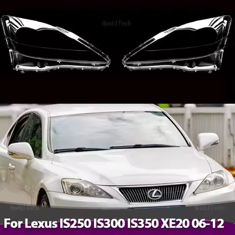 Car Transparent Housing Front Headlights Lens Shell Cover Glass Lampcover Lampshade For Lexus IS250