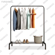 [readystock]♚Single Double Pole Strong Steel Laundry Rack Cloth Hanger Cloth Rack Hanging Rak Almari Penyidai Baju Rak B