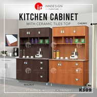 4FT KITCHEN CABINET WITH TOP SHELF (NORMAL / CERAMIC TILES TOP OPTION)