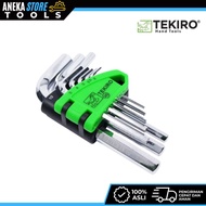 TEKIRO L-WRENCH SET 8 PCS MM (SHORT) L-WRENCH SET / TOOLS - TOOLS