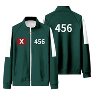 Squid Game Season 3 Kids Jacket Halloween Cosplay Costume Netflix Role Playing Zipper Sweatshirt 456